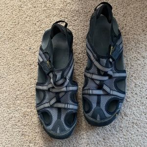Anhu Men's Gray Sport Shoe Sandals